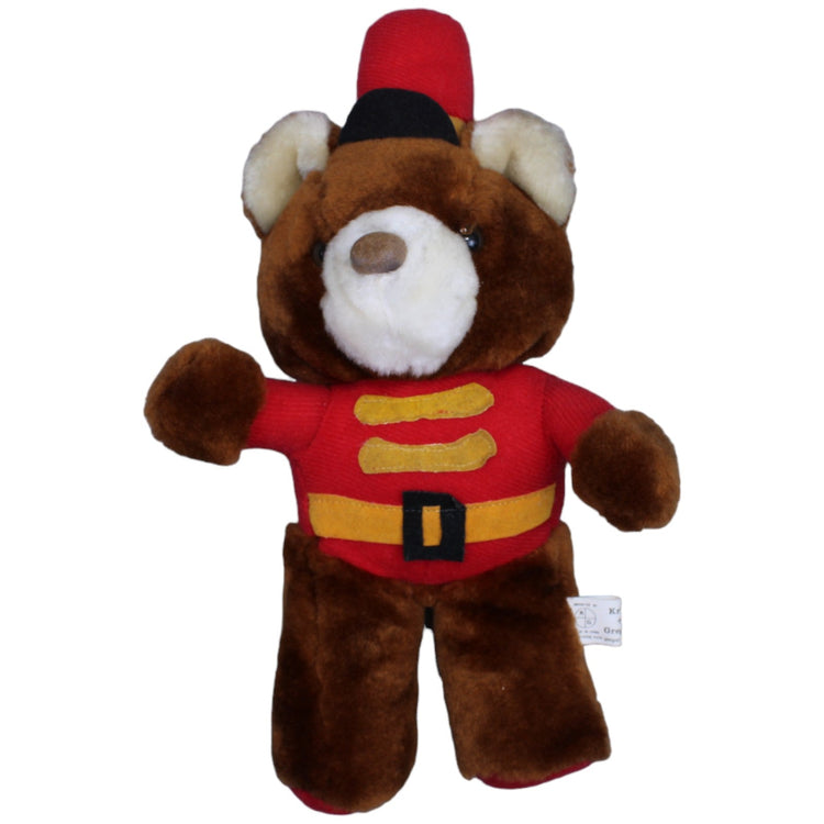 1236846 Krüger & Gregoriades Süßer Teddybär in roter Uniform Kuscheltier Kumpel Leo Bär Gebraucht Teddy