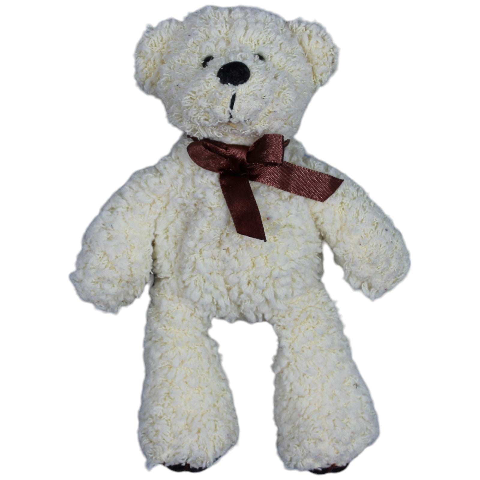 1236851 ES Gerhardshofen Süßer kleiner Teddybär mit brauner Schleife Kuscheltier Kumpel Leo Bär Gebraucht Teddy