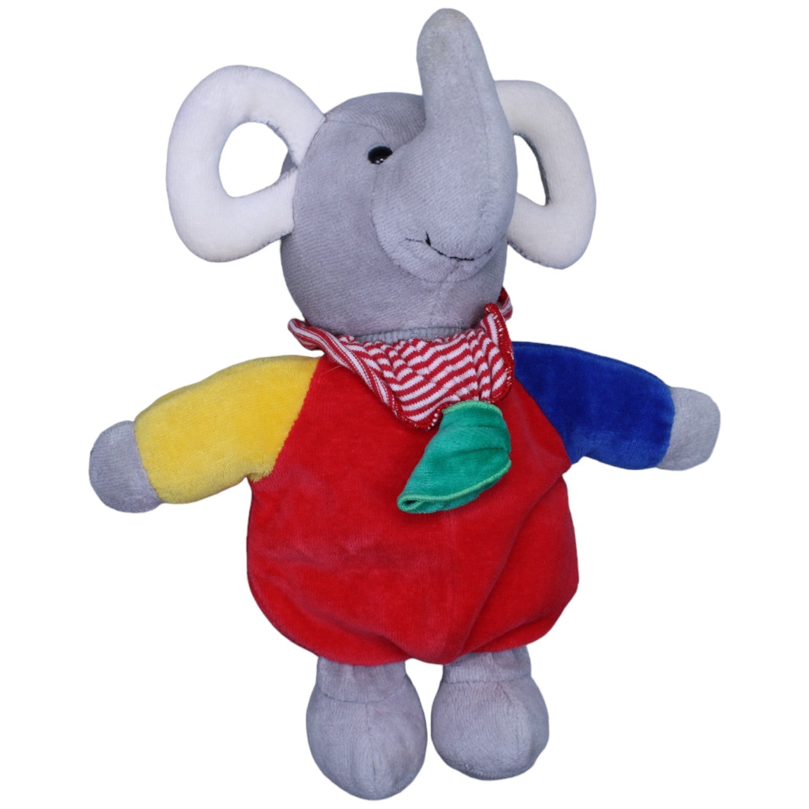 1236861 Sterntaler Bunter Elefant mit Rassel Kuscheltier Kumpel Leo Gebraucht