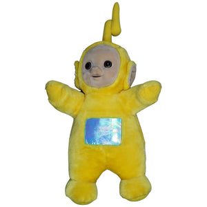 1236874 TOMY Laa - Laa aus Teletubbies, groß Plüschfigur Kumpel Leo Gebraucht LaLa