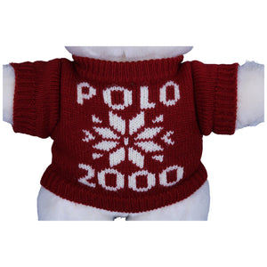 1236880 Ralph Lauren Vintage Teddybär "POLO 2000", groß Kuscheltier Kumpel Leo Bär Gebraucht Teddybär