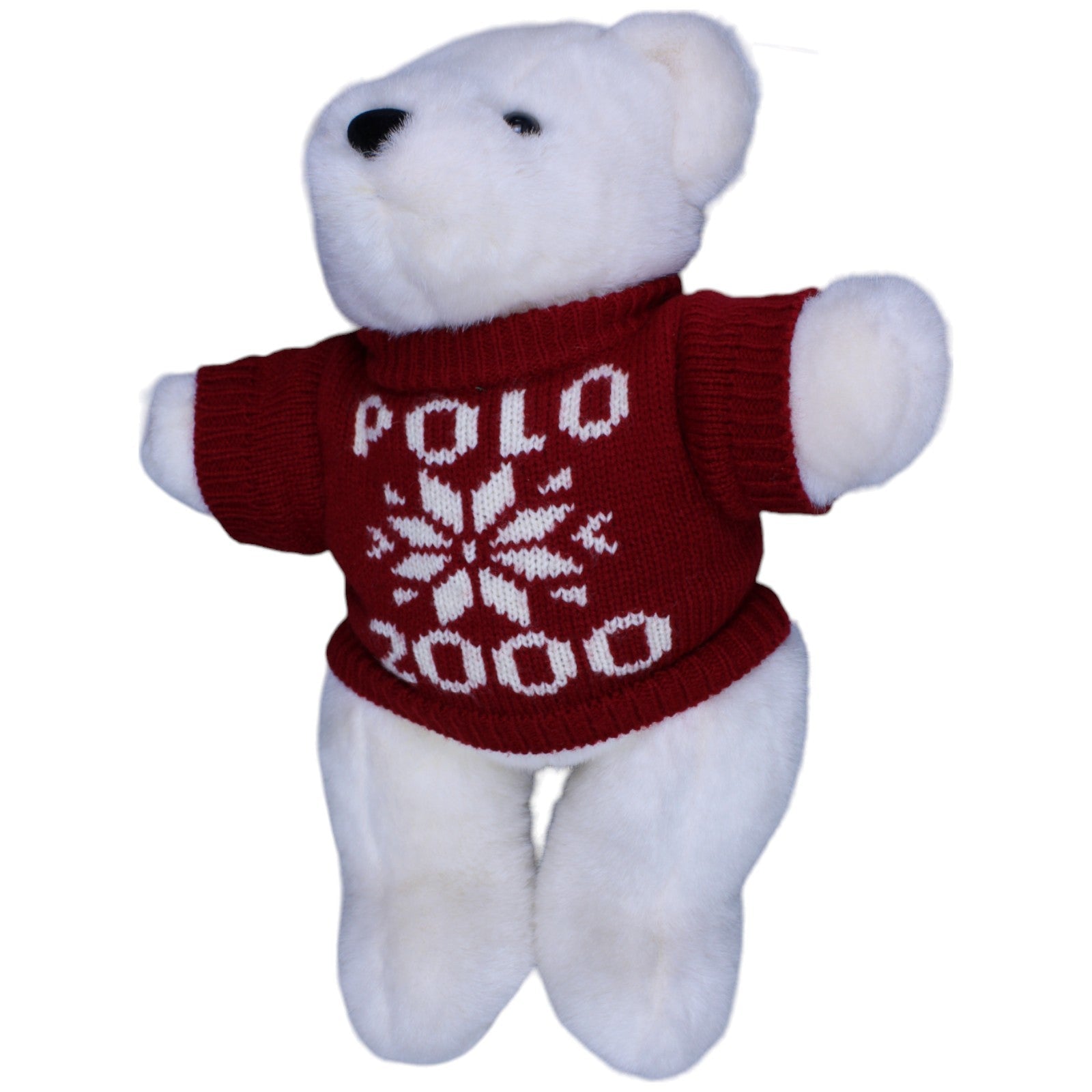 1236880 Ralph Lauren Vintage Teddybär "POLO 2000", groß Kuscheltier Kumpel Leo Bär Gebraucht Teddybär