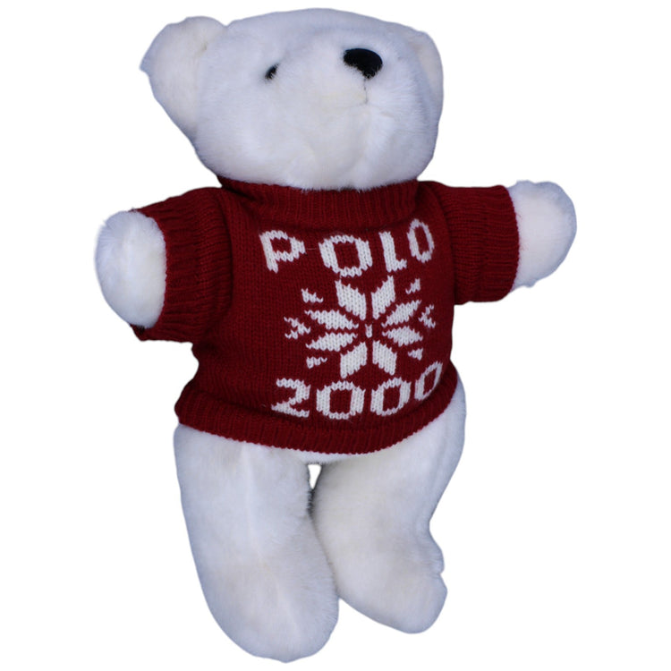 1236880 Ralph Lauren Vintage Teddybär "POLO 2000", groß Kuscheltier Kumpel Leo Bär Gebraucht Teddybär