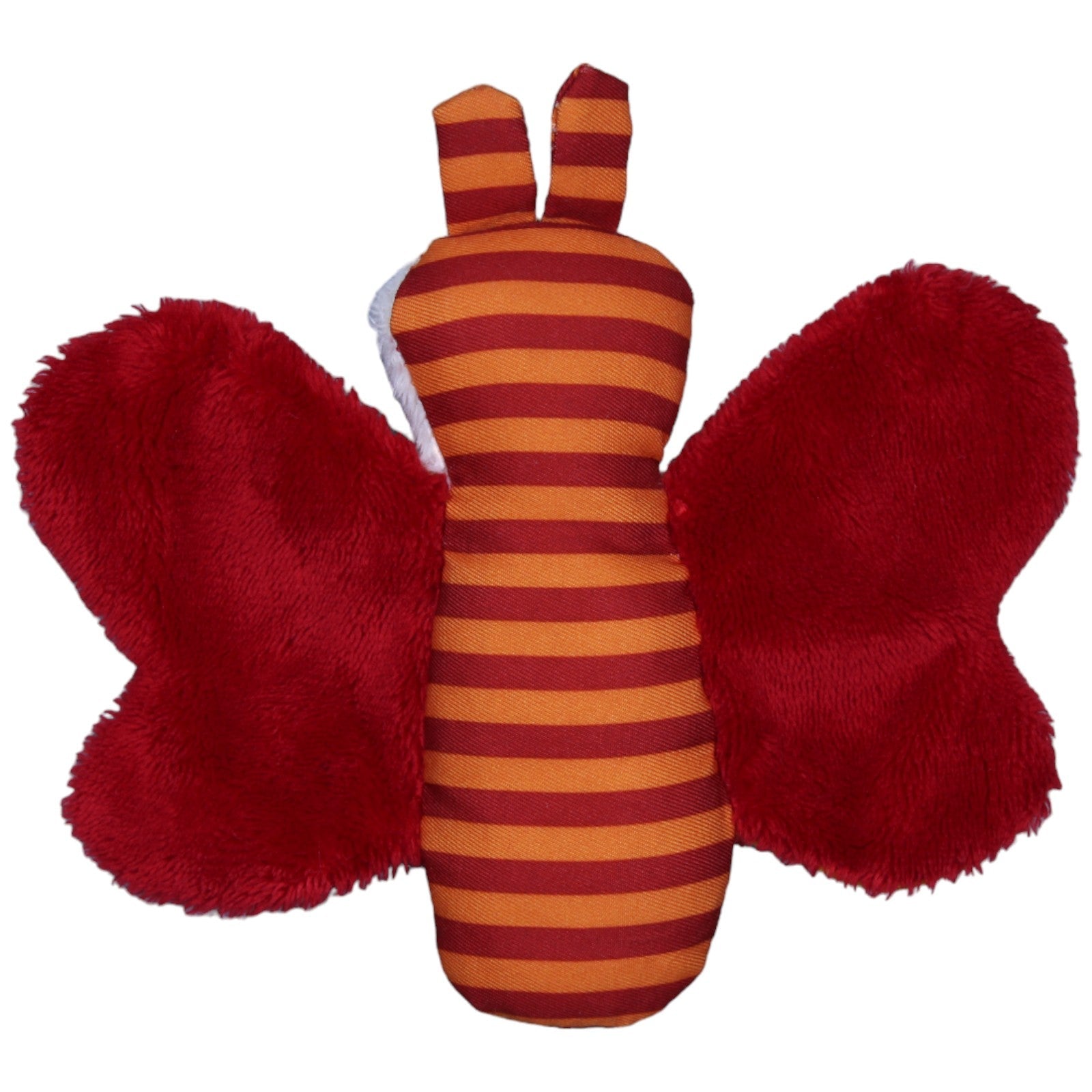 1236883 Sigikid Knister - Schmetterling, rot - orange Kuscheltier Kumpel Leo Gebraucht