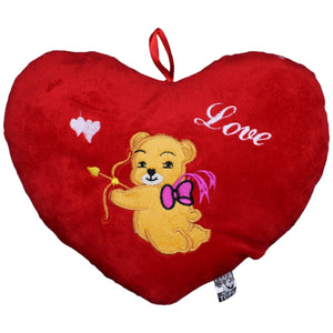 1236944 FLOTI Flos Toys, großes Herz mit Amor - Bär "Love" Plüschfigur Kumpel Leo Gebraucht