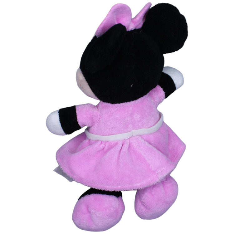 1236948 Nicotoy Disney Minnie Maus in rosa Kleid, klein Kuscheltier Kumpel Leo Gebraucht