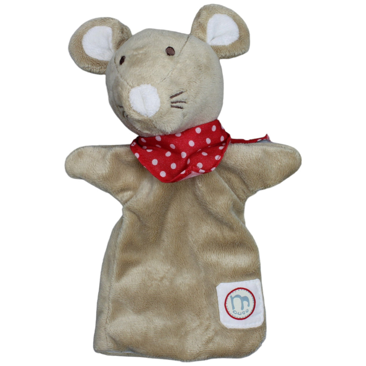 1236989 TCM Handpuppe, süße Maus mit Halstuch Handpuppe Kumpel Leo Gebraucht Tchibo