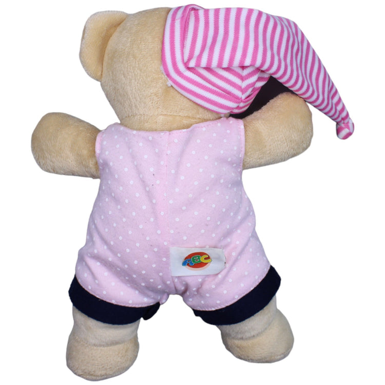 1237042 Simba ABC Teddybär mit Schlafmütze, rosa Kuscheltier Kumpel Leo Bär Gebraucht Teddy