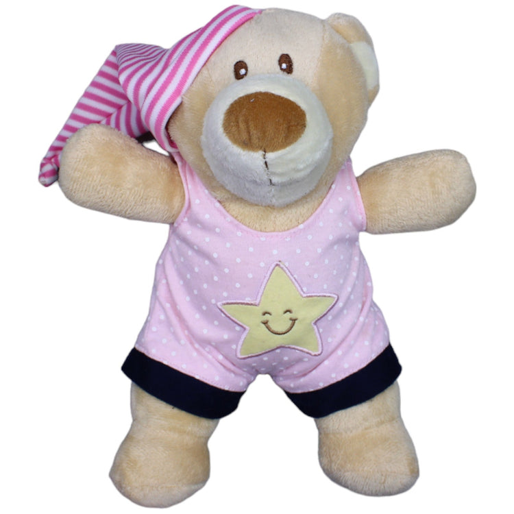 1237042 Simba ABC Teddybär mit Schlafmütze, rosa Kuscheltier Kumpel Leo Bär Gebraucht Teddy