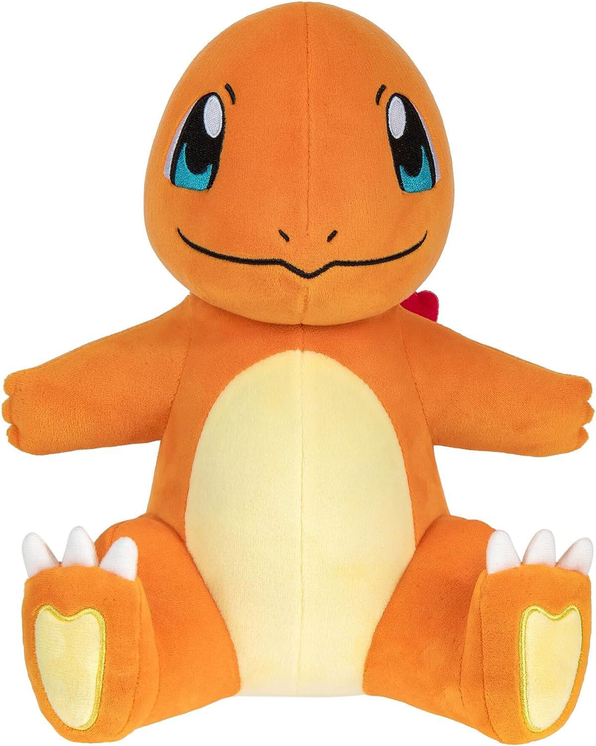 1237079 Jazwares Glumanda aus Pokémon, sitzend Plüschfigur Kumpel Leo neu