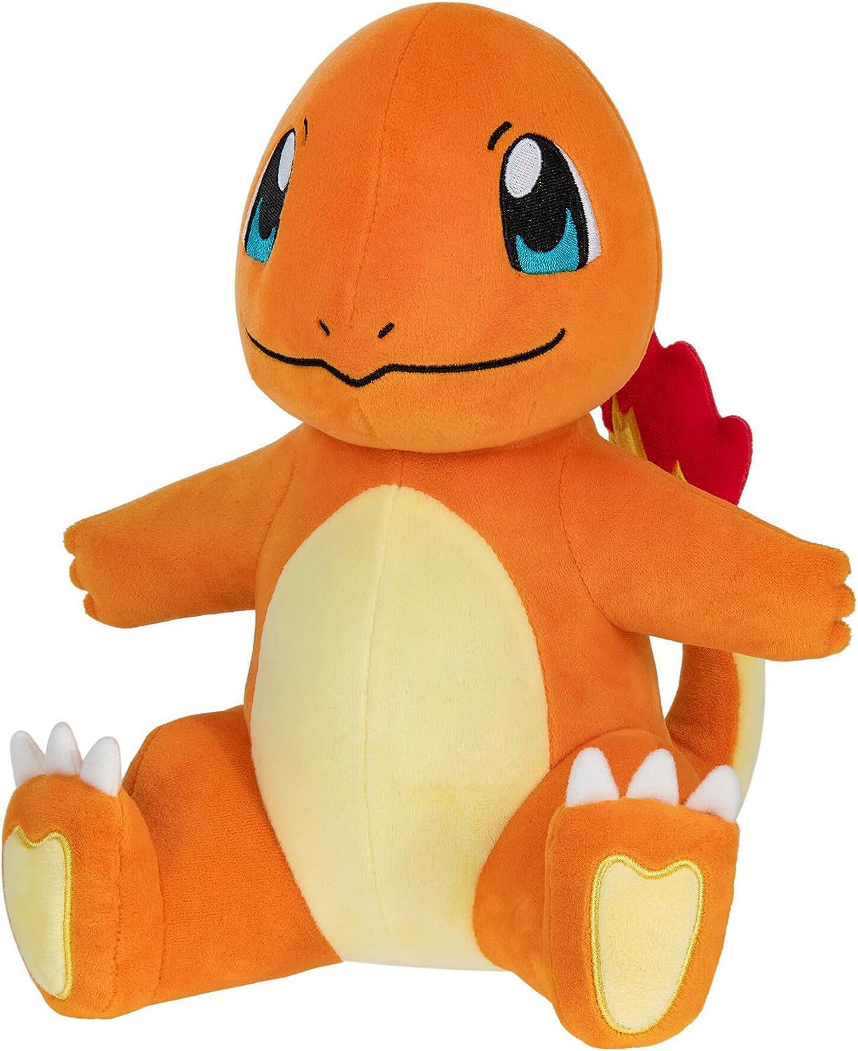 1237079 Jazwares Glumanda aus Pokémon, sitzend Plüschfigur Kumpel Leo neu