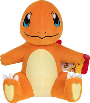 1237079 Jazwares Glumanda aus Pokémon, sitzend Plüschfigur Kumpel Leo neu