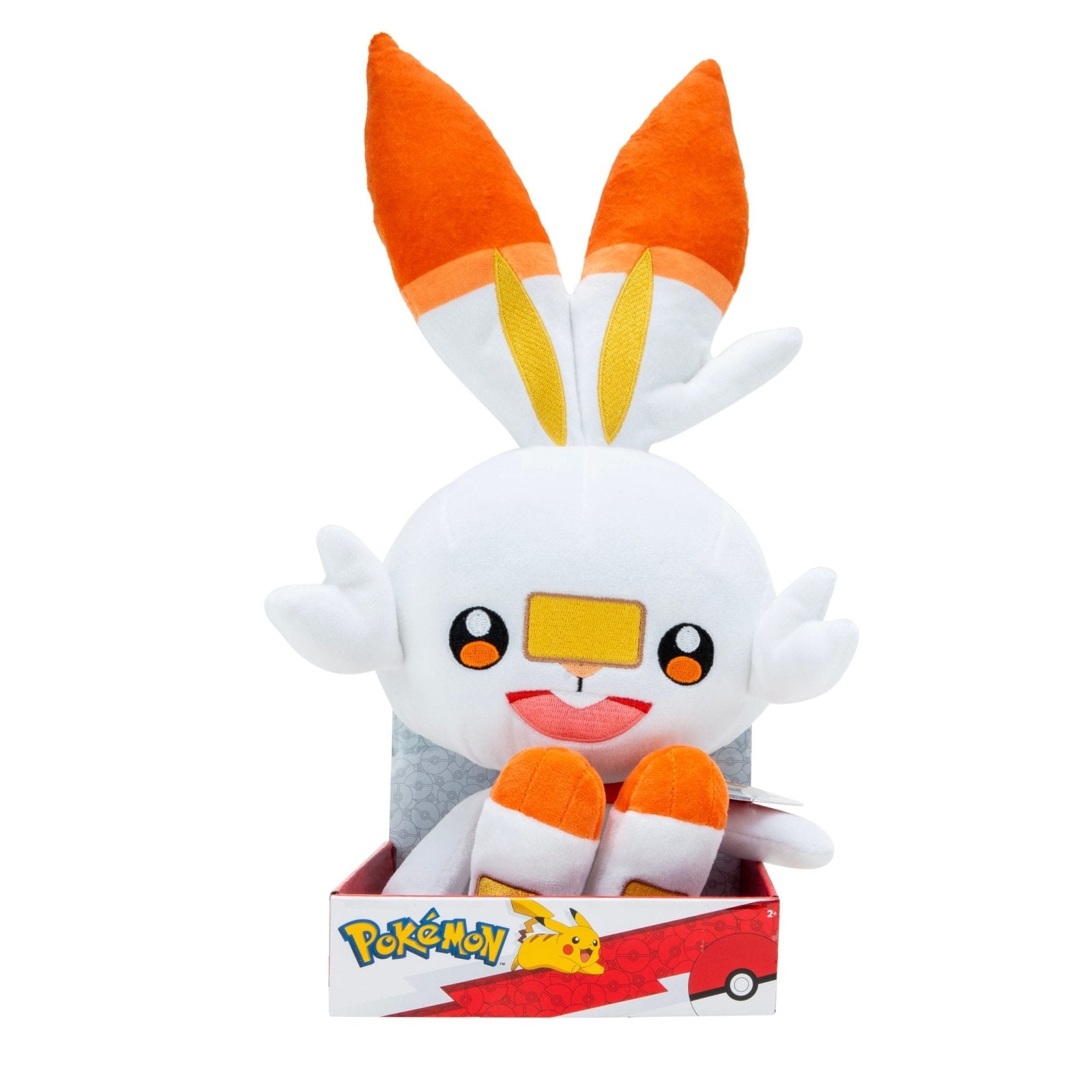 1237085 Jazwares Hopplo aus Pokémon, sitzend Plüschfigur Kumpel Leo neu