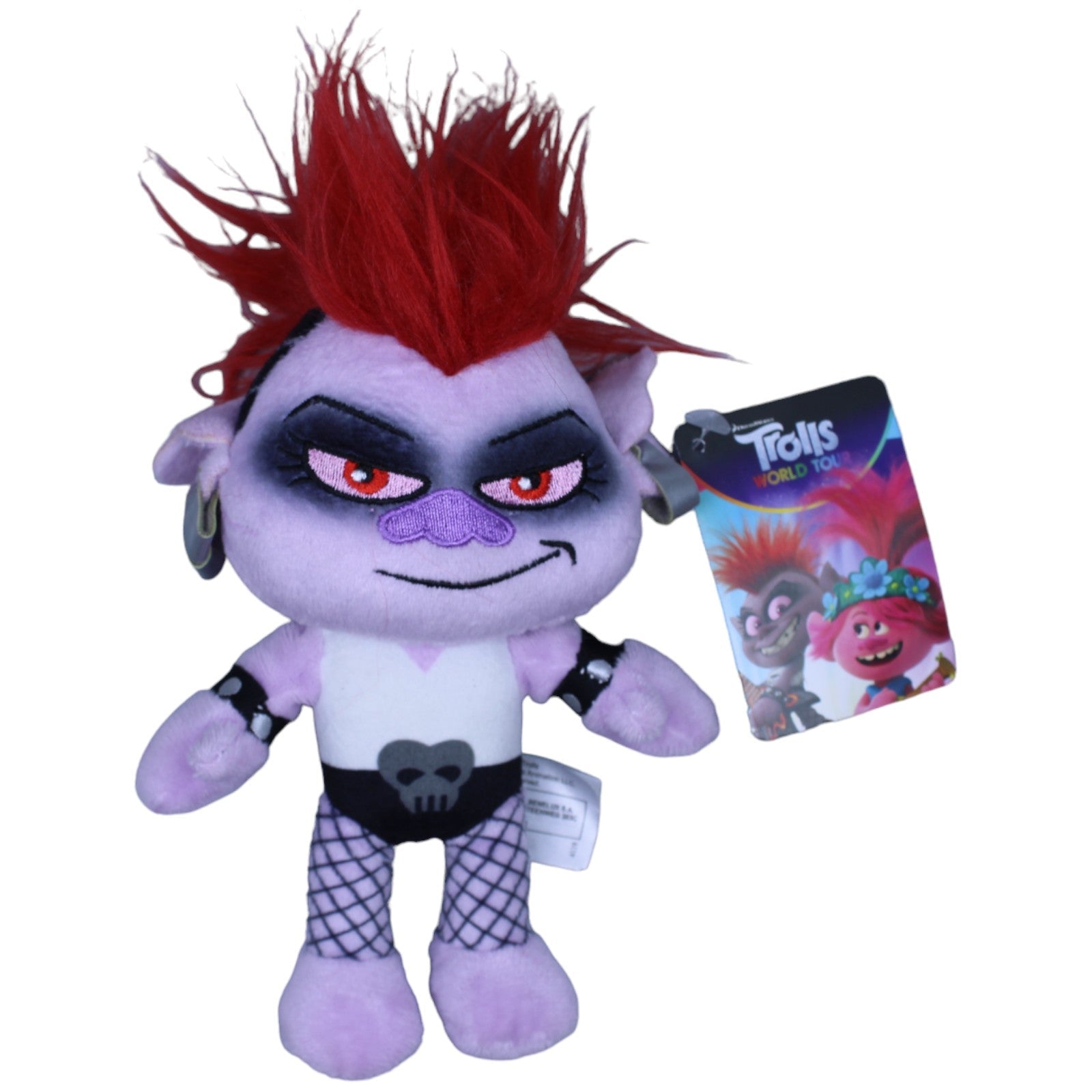 1237160 Nicotoy VR - Bank, Barb aus Trolls World Tour Plüschfigur Kumpel Leo neu