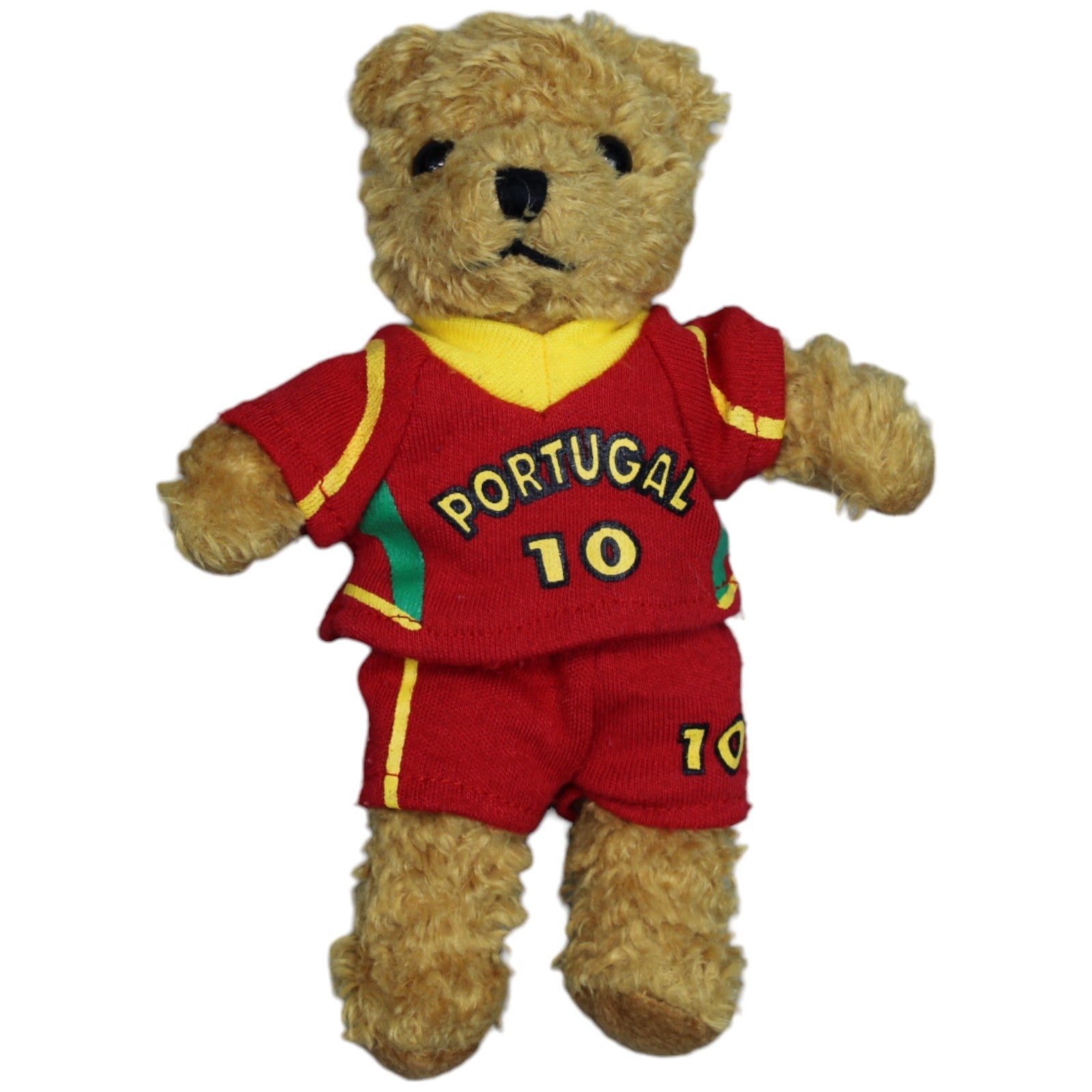 1237177 Benny Toys Teddybär mit Portugal Trikot Kuscheltier Kumpel Leo Gebraucht Vintage