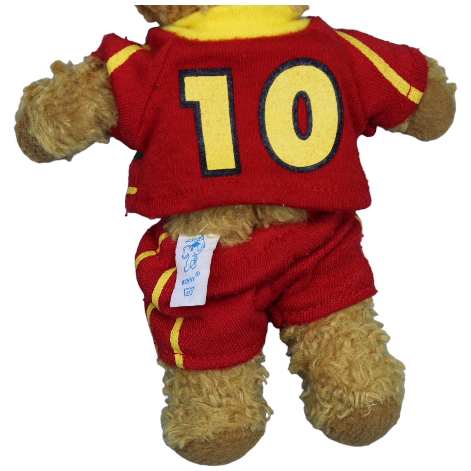 1237177 Benny Toys Teddybär mit Portugal Trikot Kuscheltier Kumpel Leo Gebraucht Vintage