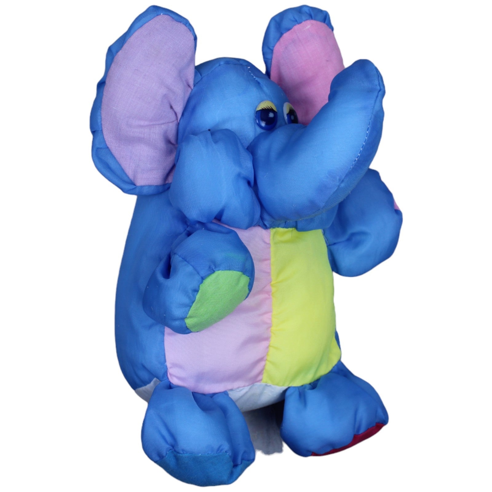 1237205 Heunec Knautschi, blauer Elefant Kuscheltier Kumpel Leo Gebraucht Vintage