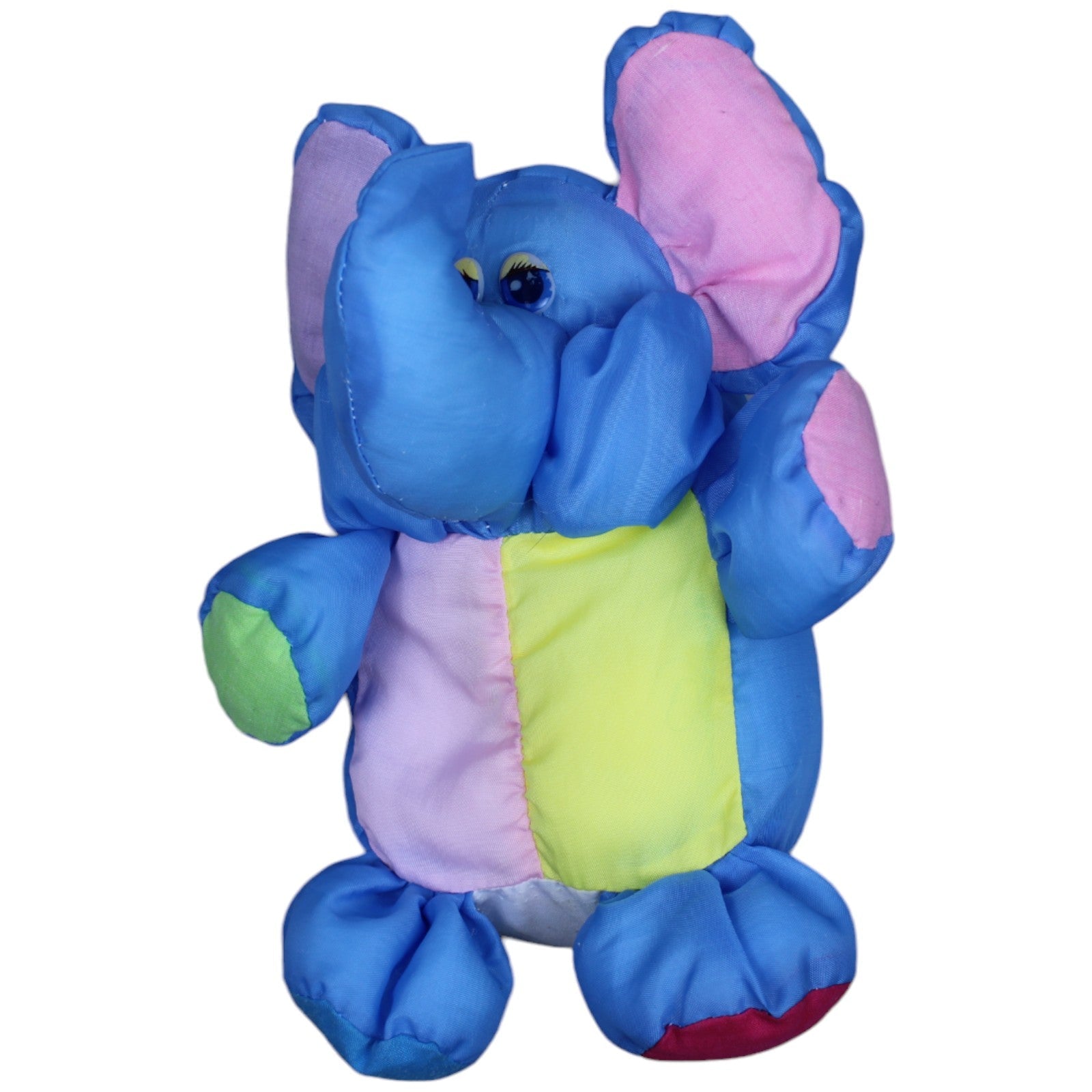 1237205 Heunec Knautschi, blauer Elefant Kuscheltier Kumpel Leo Gebraucht Vintage