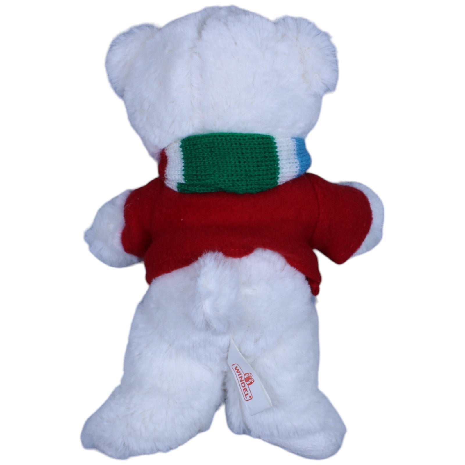 1237248 Windel Weihnachts - Teddybär mit Schal und Pullover Kuscheltier Kumpel Leo Bär Gebraucht Teddy