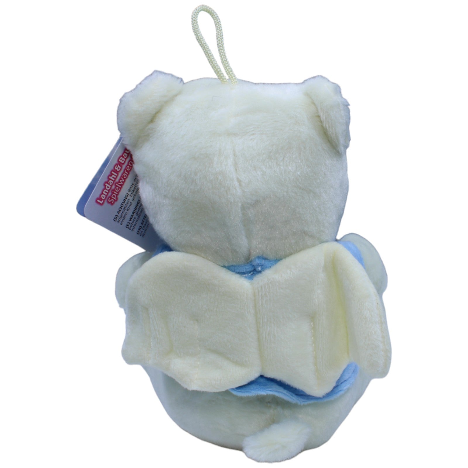 1237259 Landahl & Baumann Bär mit Flügel "Dein Schutzengel", blau Kuscheltier Kumpel Leo neu