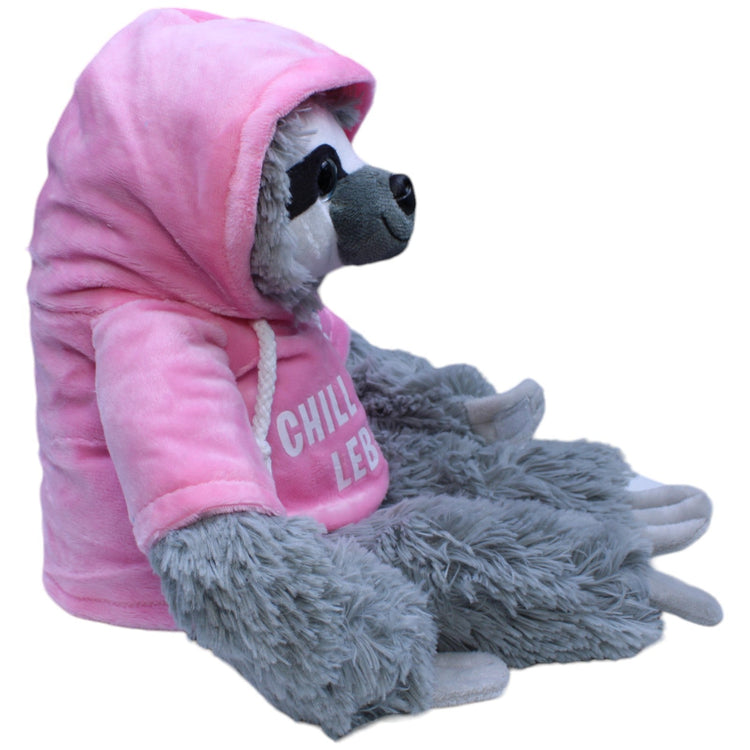 1237262 FLOTI Flos Toys, Faultier mit rosa "Chill dein Leben" Pullover Kuscheltier Kumpel Leo neu