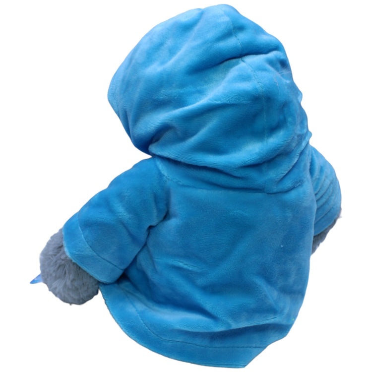 1237264 FLOTI Flos Toys, Faultier mit blauem "LOCKER BLEIBEN" Pullover Kuscheltier Kumpel Leo neu