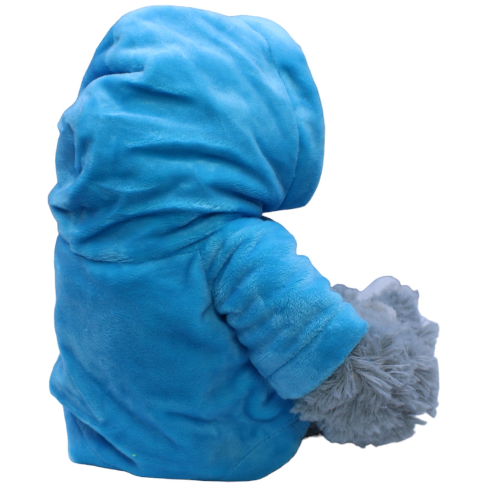 1237264 FLOTI Flos Toys, Faultier mit blauem "LOCKER BLEIBEN" Pullover Kuscheltier Kumpel Leo neu