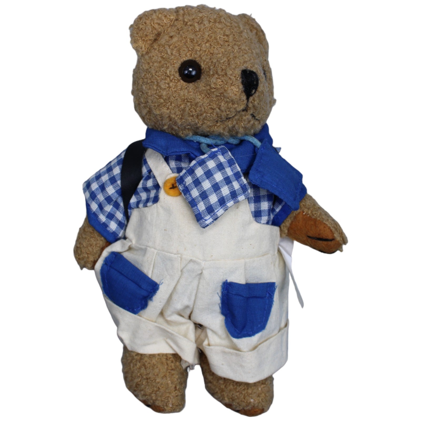 1237280 ES Gerhardshofen Teddybär mit Schulranzen und Latzhose Kuscheltier Kumpel Leo Bär Gebraucht Teddy