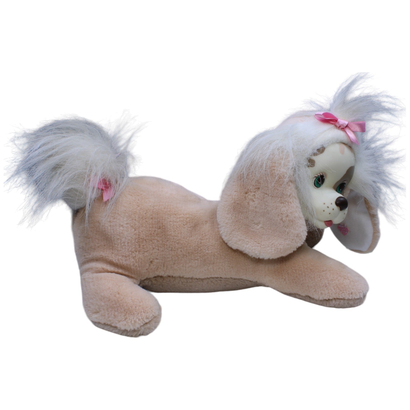 1237288 Hasbro Puppy Surprise (Ohne Babys), beige Kuscheltier Kumpel Leo Gebraucht Vintage