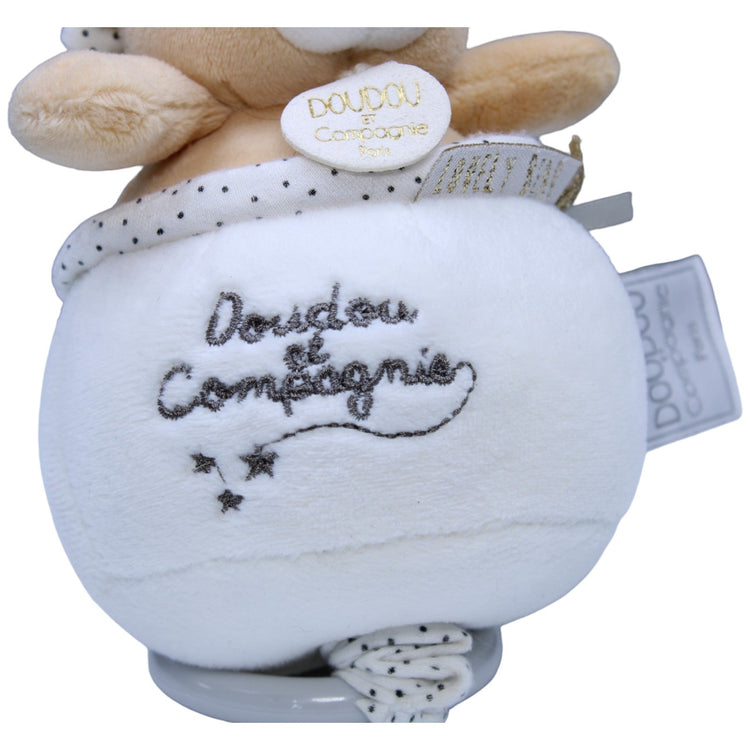 1237293 DOUDOU ET Compagnie Paris Bär mit Krone Spieluhr Kumpel Leo Gebraucht