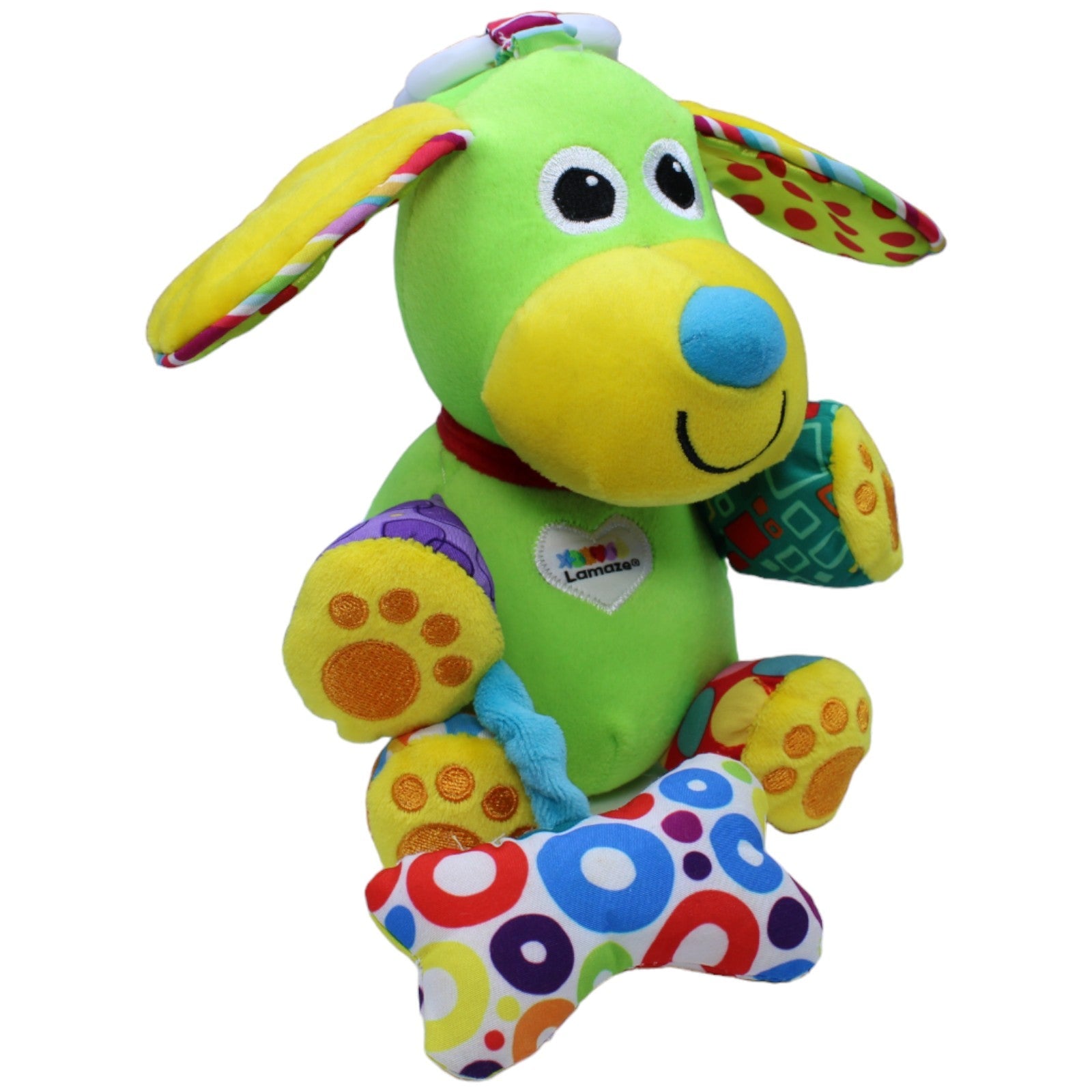 1237304 TOMY Lamaze, Lustiger Soundhund Activity - Kuscheltier Kumpel Leo Gebraucht Greifling