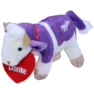 1237307 Milka Milka Kuh mit "Danke" - Herz Kuscheltier Kumpel Leo Gebraucht