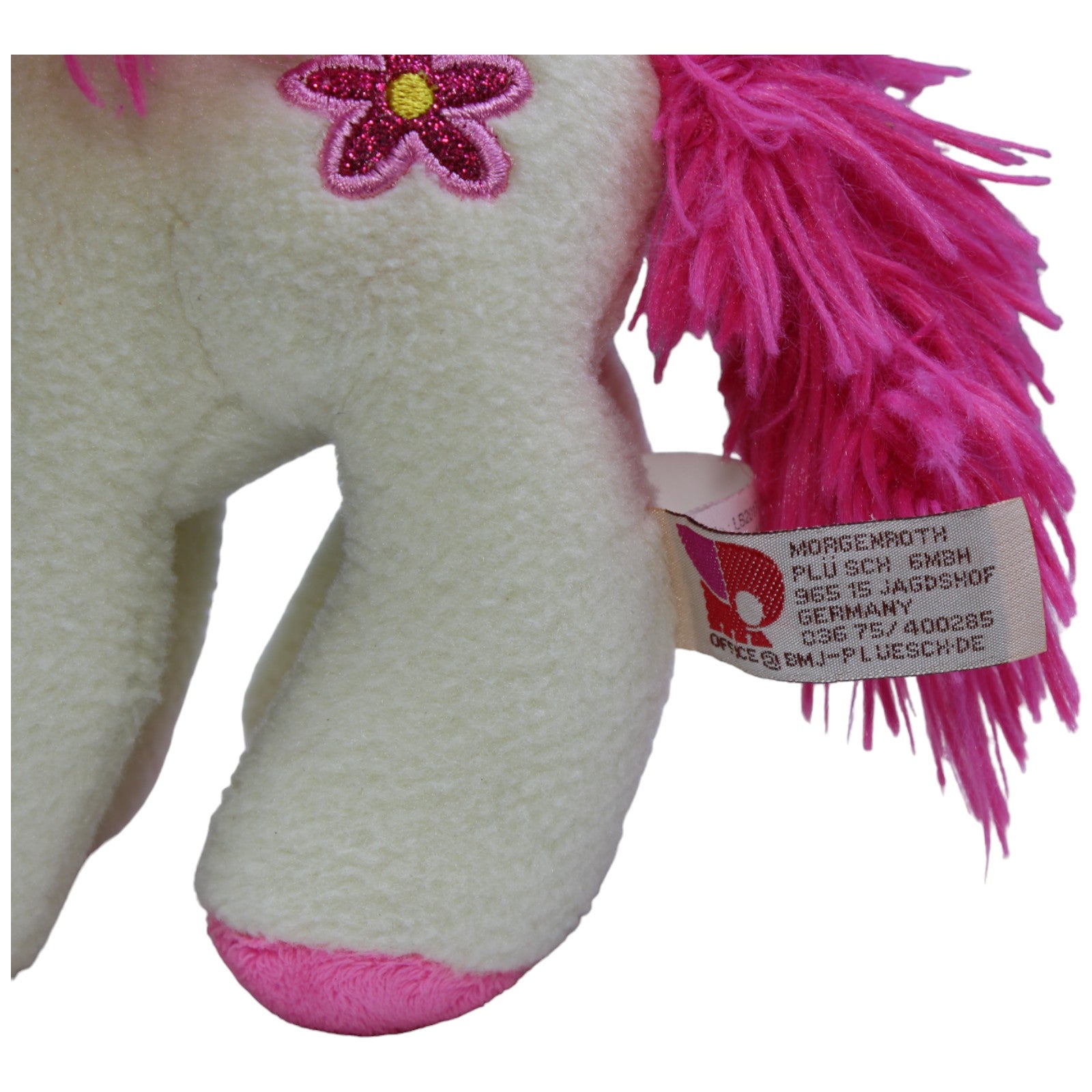 1237315 Morgenroth Kleines Einhorn, pink Kuscheltier Kumpel Leo Fantasy Gebraucht