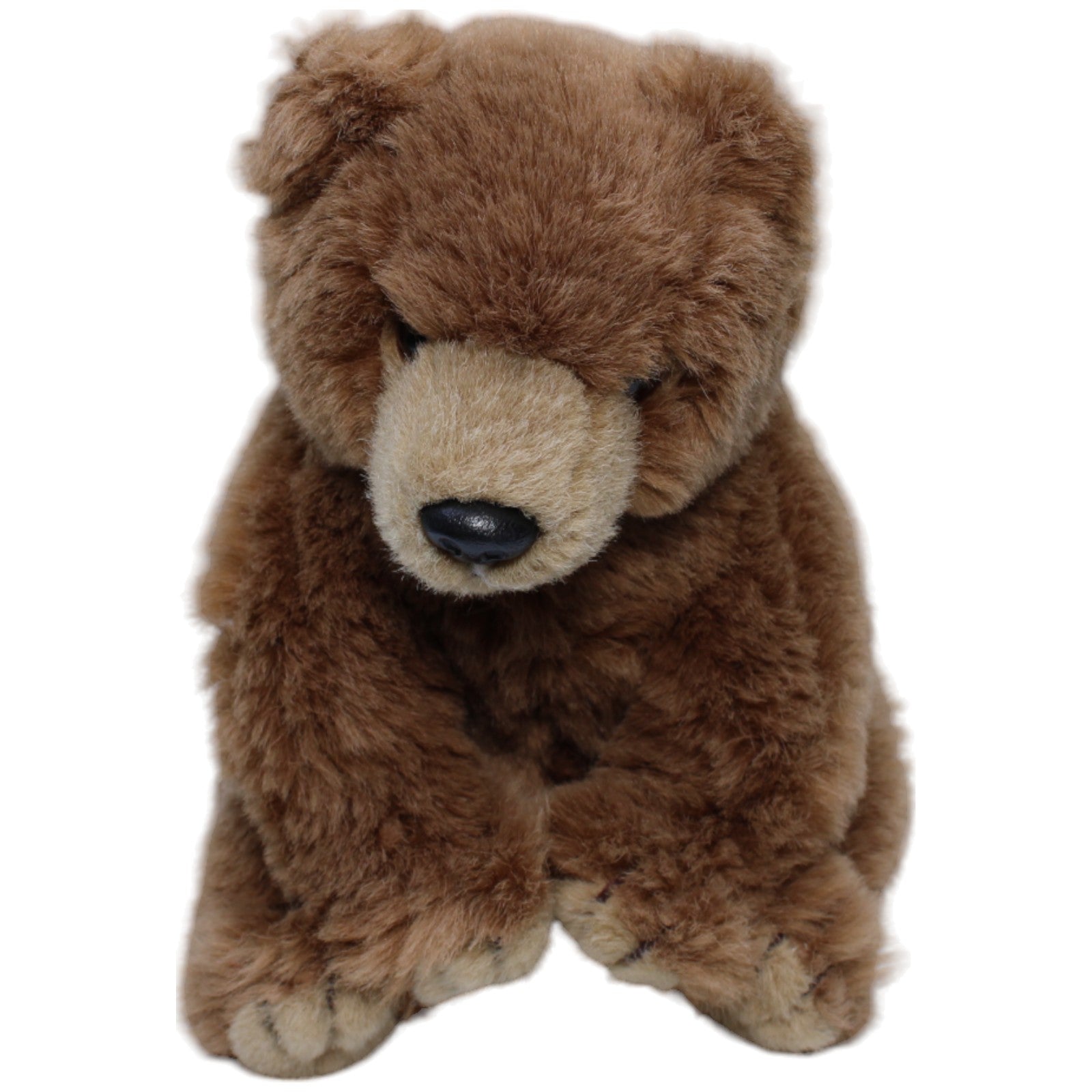 1237330 Teddy - Hermann Hübscher Braunbär, sitzend Kuscheltier Kumpel Leo Gebraucht