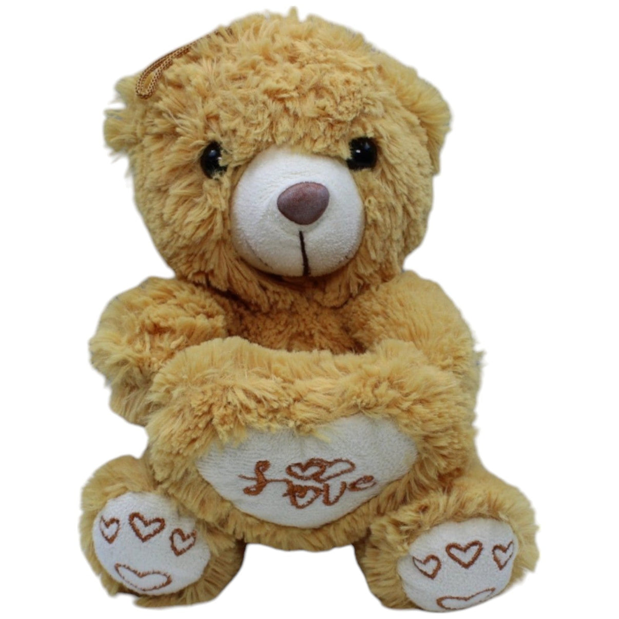 1237337 Paul Import Flauschiger Teddybär mit Herz "Love" Kuscheltier Kumpel Leo Gebraucht Teddy Teddybär
