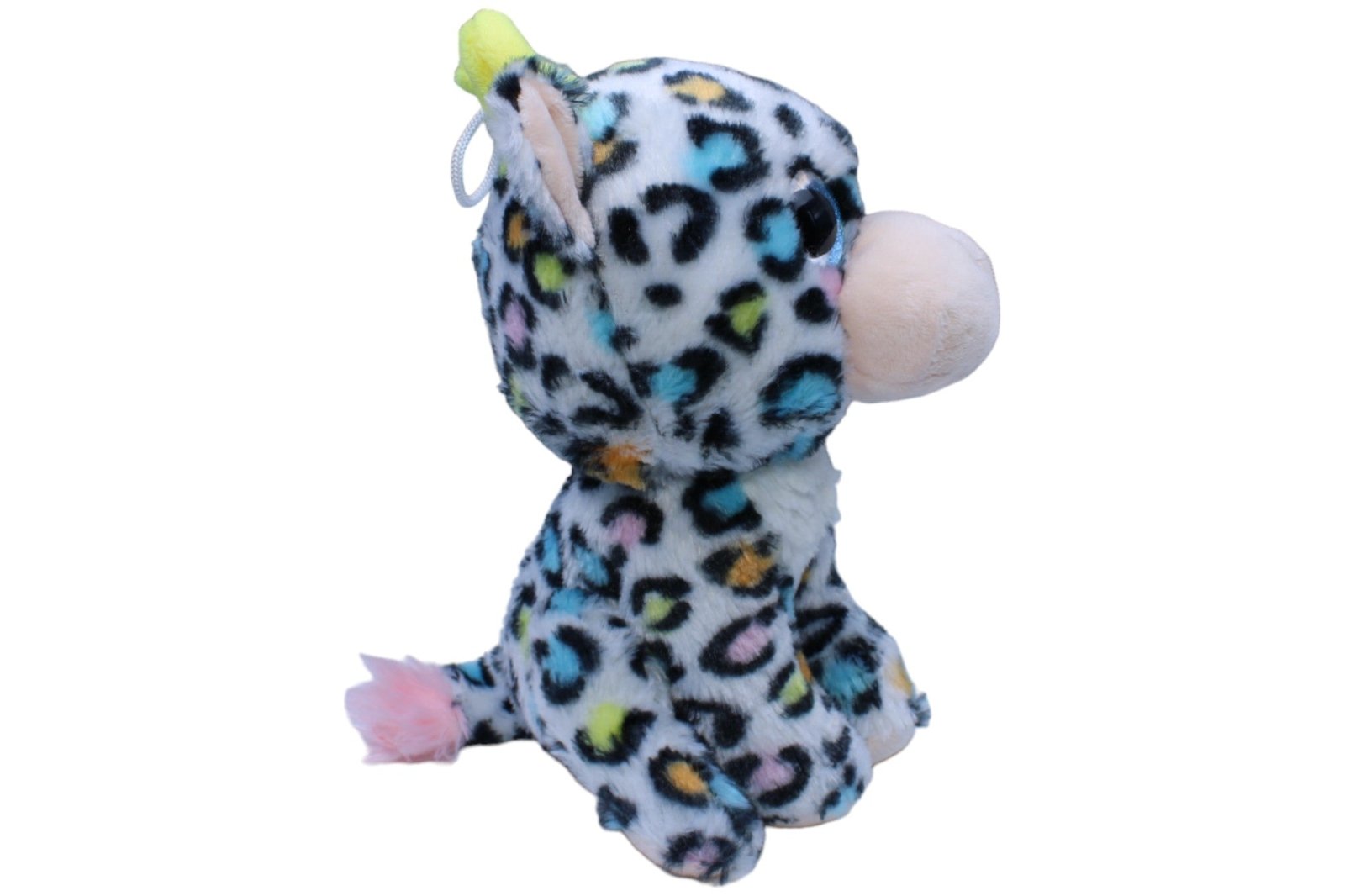 1237338 FLOTI Flos Toys, Giraffe mit bunten Punkten Kuscheltier Kumpel Leo Gebraucht