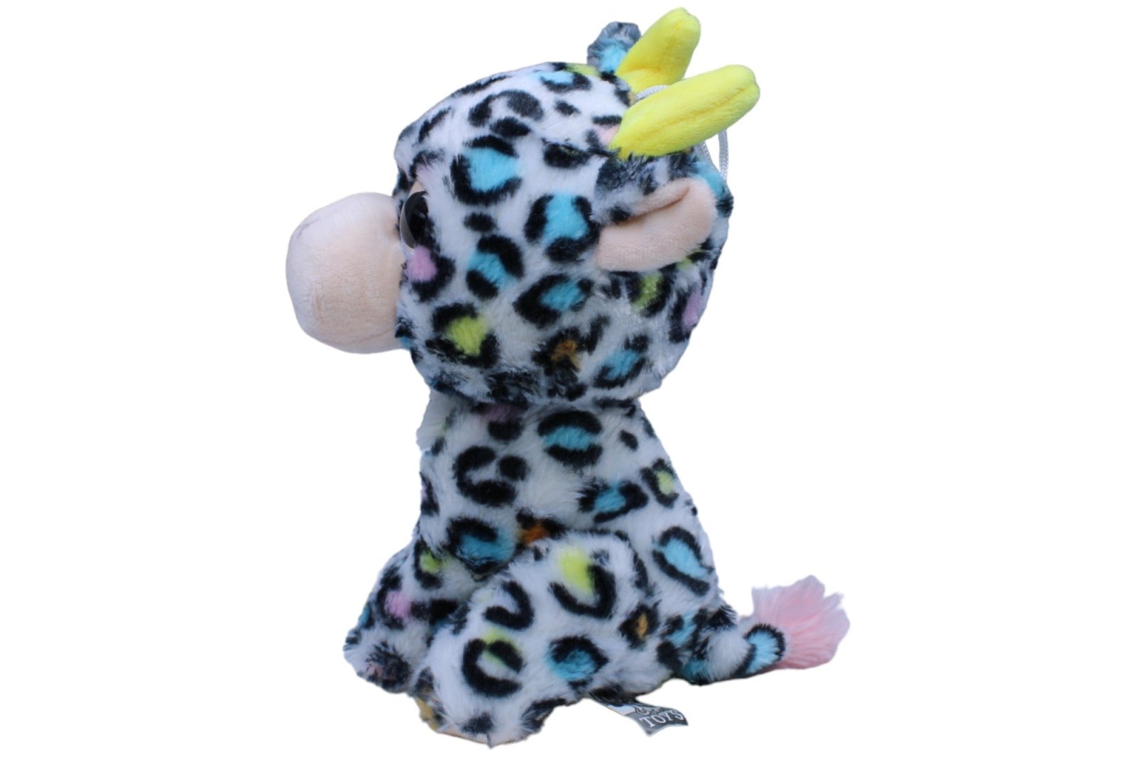 1237338 FLOTI Flos Toys, Giraffe mit bunten Punkten Kuscheltier Kumpel Leo Gebraucht