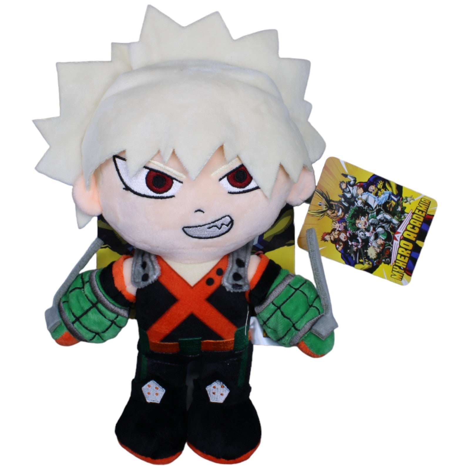 1237357 Play by Play Katsuki Bakugo im Heldenkostüm aus My Hero Academia (Explosion) Plüschfigur Kumpel Leo Anime neu