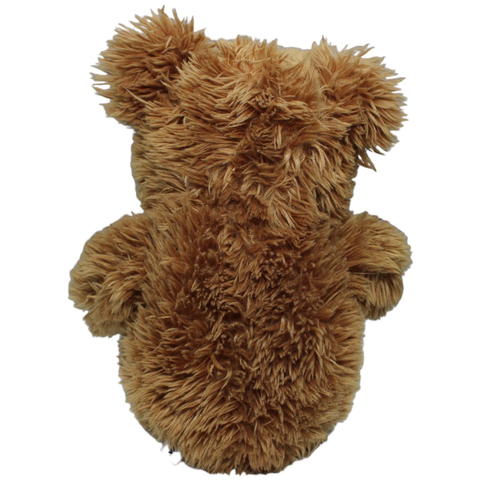 1237391 Nanu - Nana Zotteliger Teddybär mit weinroter Schleife Kuscheltier Kumpel Leo Bär Gebraucht Teddy