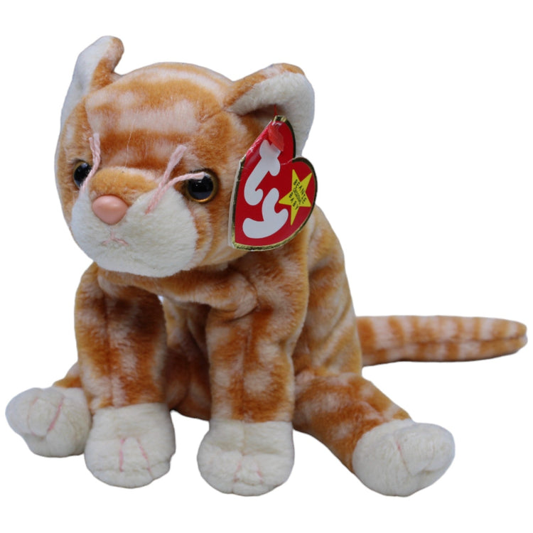 1237394 TY Beanie Baby, Katze Amber Kuscheltier Kumpel Leo neu Vintage