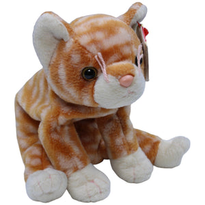 1237394 TY Beanie Baby, Katze Amber Kuscheltier Kumpel Leo neu Vintage