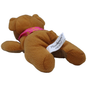 1237405 Plushpups Brauner Bär mit Halstuch, liegend Kuscheltier Kumpel Leo Bär Gebraucht Teddy