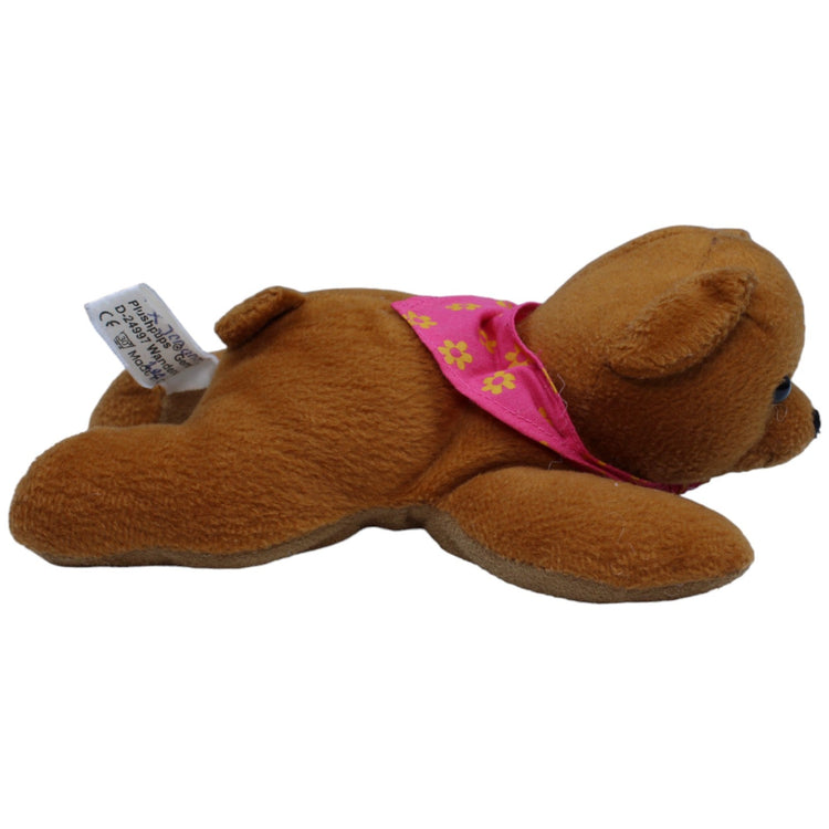 1237405 Plushpups Brauner Bär mit Halstuch, liegend Kuscheltier Kumpel Leo Bär Gebraucht Teddy