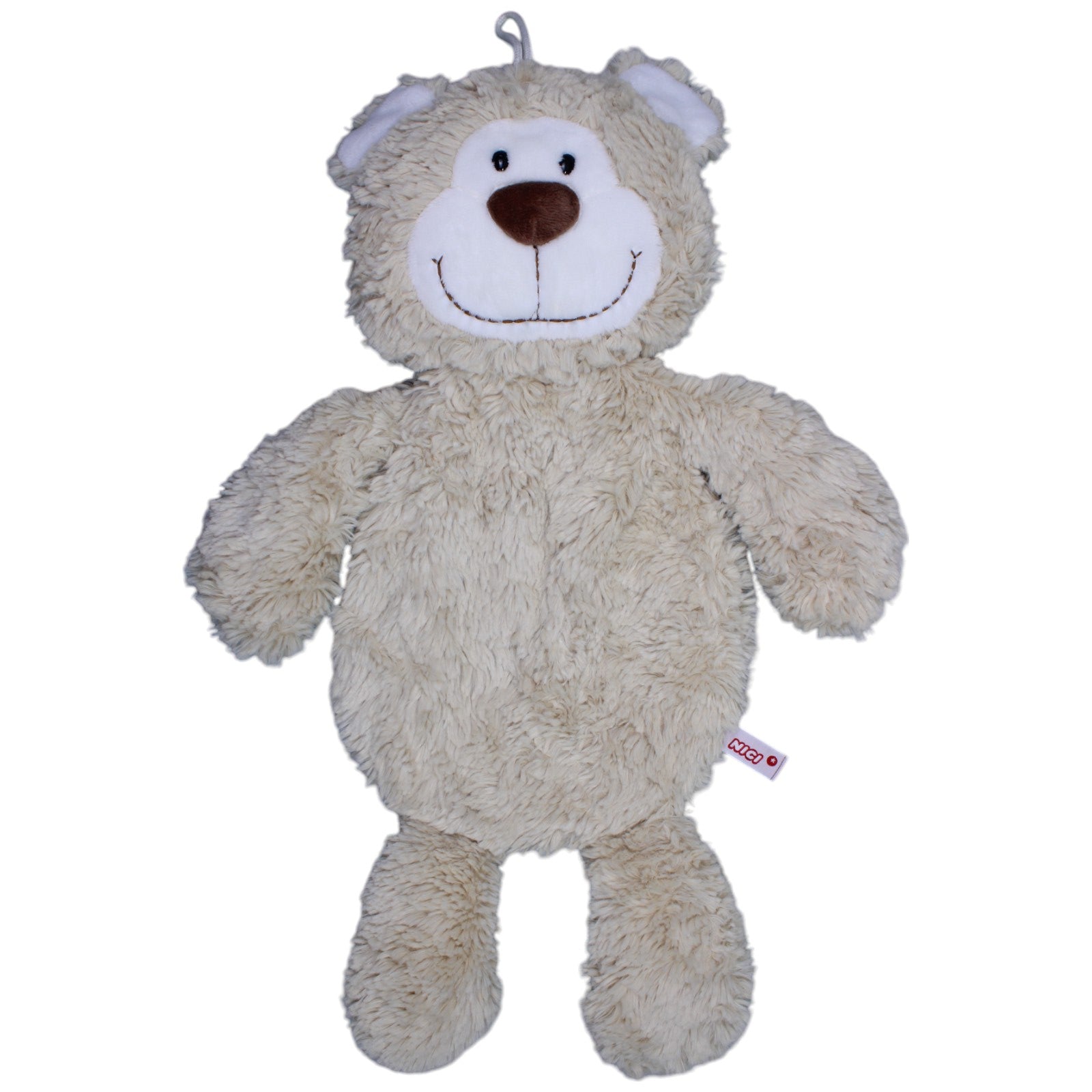 1237463 NICI Beiger Bär mit Aufhängeband Pyjama - Tasche Kumpel Leo Bär Gebraucht Teddy