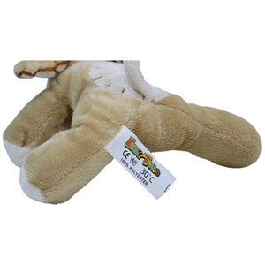 1237476 Eddy Toys Süßer brauner Hund, liegend Kuscheltier Kumpel Leo Gebraucht