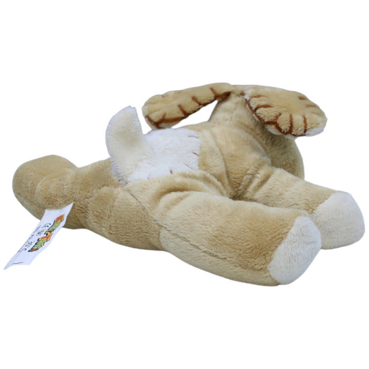 1237476 Eddy Toys Süßer brauner Hund, liegend Kuscheltier Kumpel Leo Gebraucht