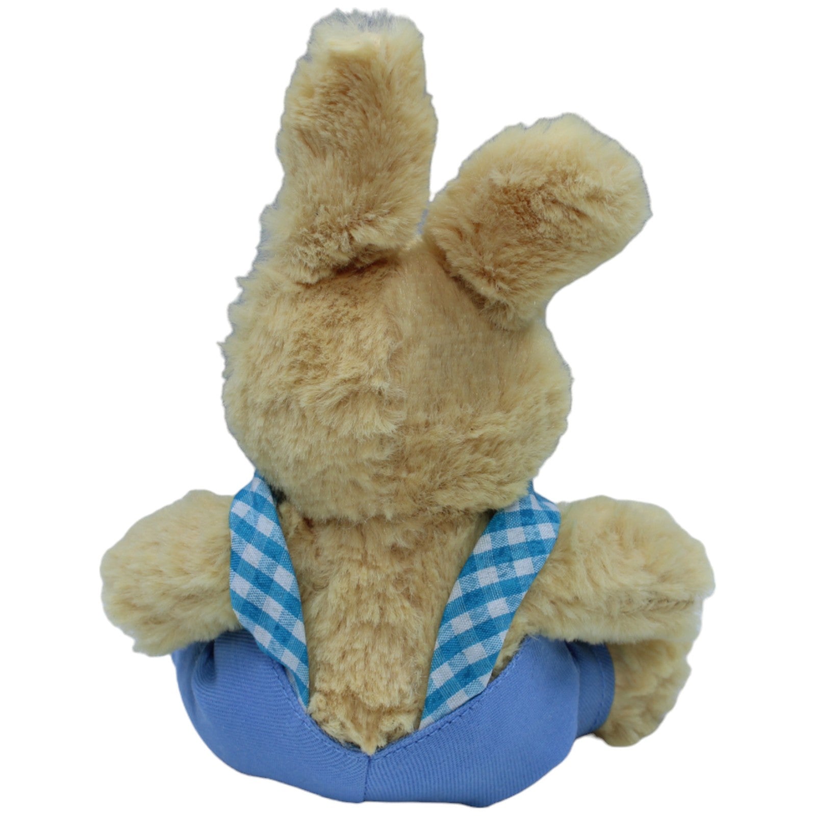 1237486 Windel Süßer Hase in blauer Latzhose, sitzend Kuscheltier Kumpel Leo Gebraucht Kaninchen Osterhase