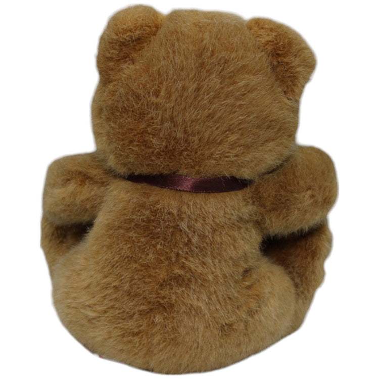 1237487 Elite Brauner Bär mit Schleife, sitzend Kuscheltier Kumpel Leo Gebraucht