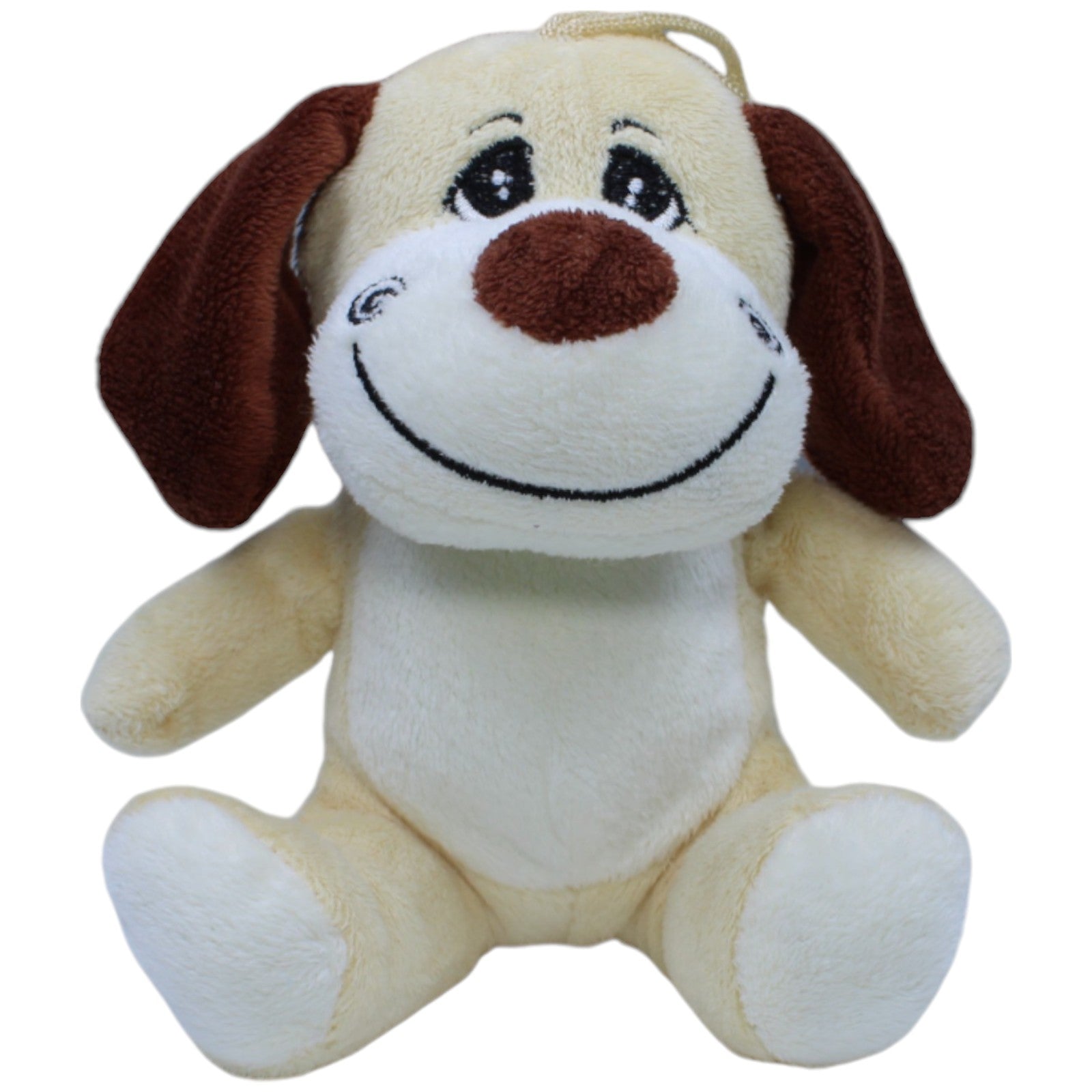 1237488 FLOTI Sitzender Hund, hellbraun Kuscheltier Kumpel Leo Gebraucht Hund