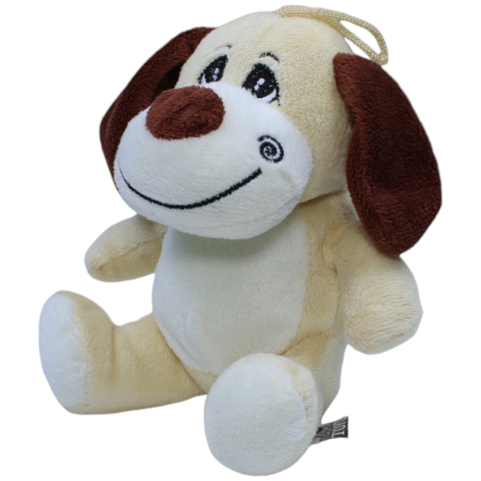 1237488 FLOTI Sitzender Hund, hellbraun Kuscheltier Kumpel Leo Gebraucht Hund